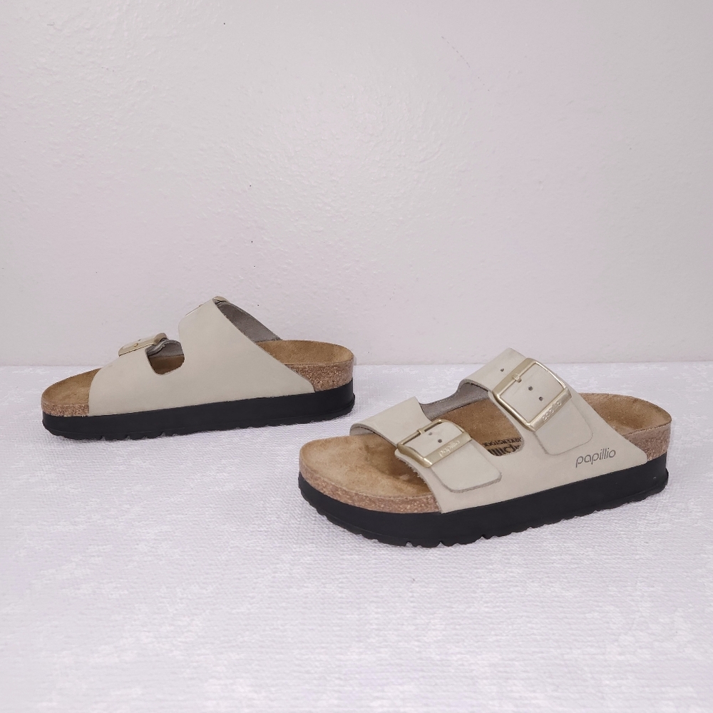 New! Birkenstock PAPILLO Arizona Flex Platform Sandals EU 37 - Picture 2 of 11